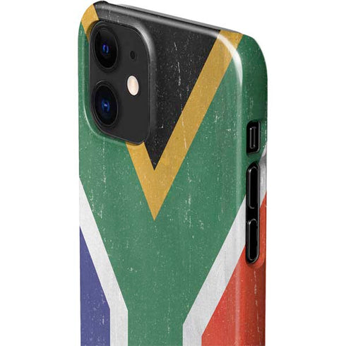 South Africa Flag Distressed iPhone 12 Mini Lite Case